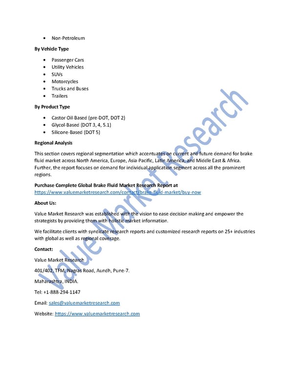 Brake Fluid Market Size, Key Players, Global Forecast to 2027 - Page 2