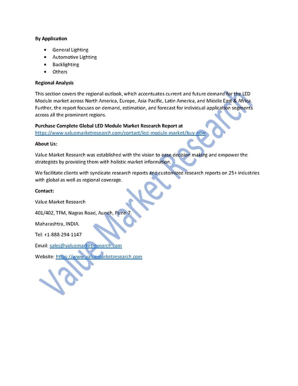 Global LED Module Market - Page 2