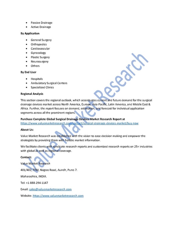 Surgical Drainage Devices Market Size, Share, Global Forecast to 2027 - Page 2