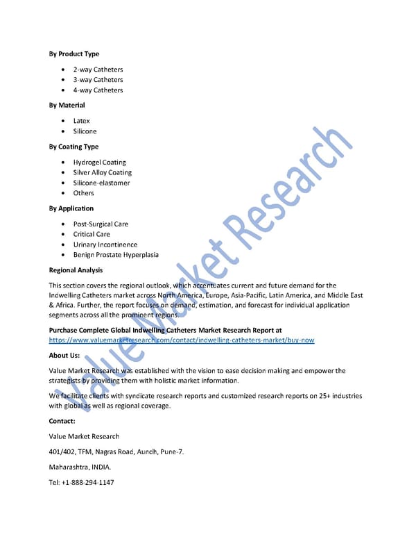 Indwelling Catheters Market Size, Industry Outlook and Forecast to 2027 - Page 2