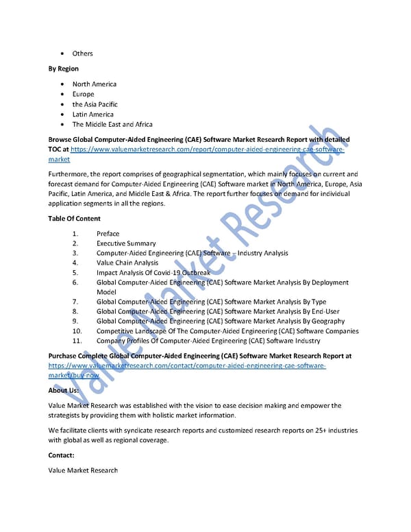 Computer-Aided Engineering (CAE) Software Market Size, Key Players, Global Forecast to 2027 - Page 2