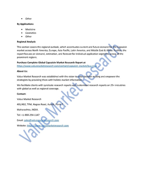 Capsaicin Market Size, Key Players, Global Forecast to 2027 - Page 2