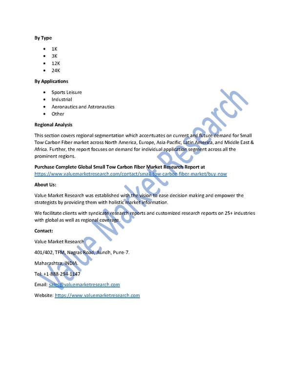 Small Tow Carbon Fiber Market Size, Key Players, Global Forecast to 2027 - Page 2