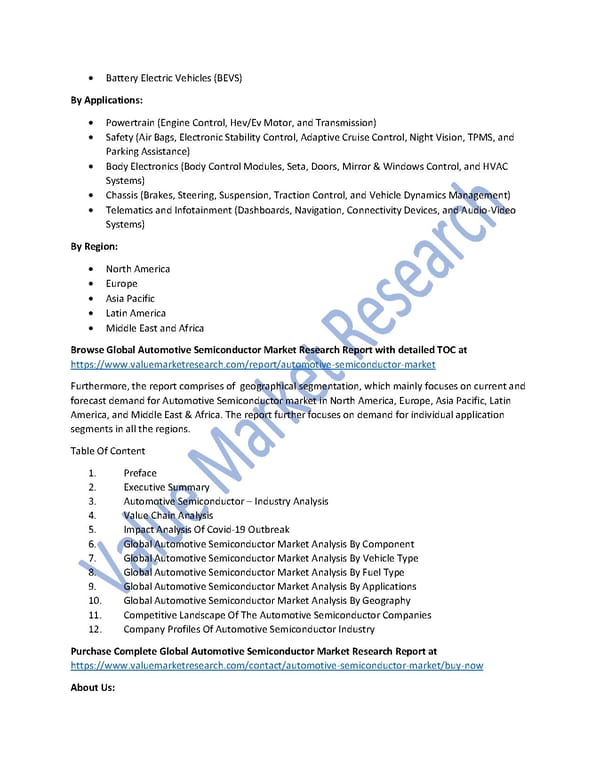 Automotive Semiconductor Market Size, Key Players, Global Forecast to 2027 - Page 2