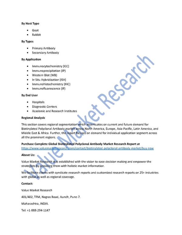 Biotinylated Polyclonal Antibody Market Size, Share, Global Forecast to 2027 - Page 2