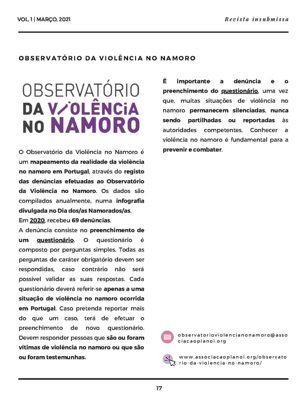 Revista insubmissa - Volume I - Mulheres versão dia 29 para FlippingBook - Page 17