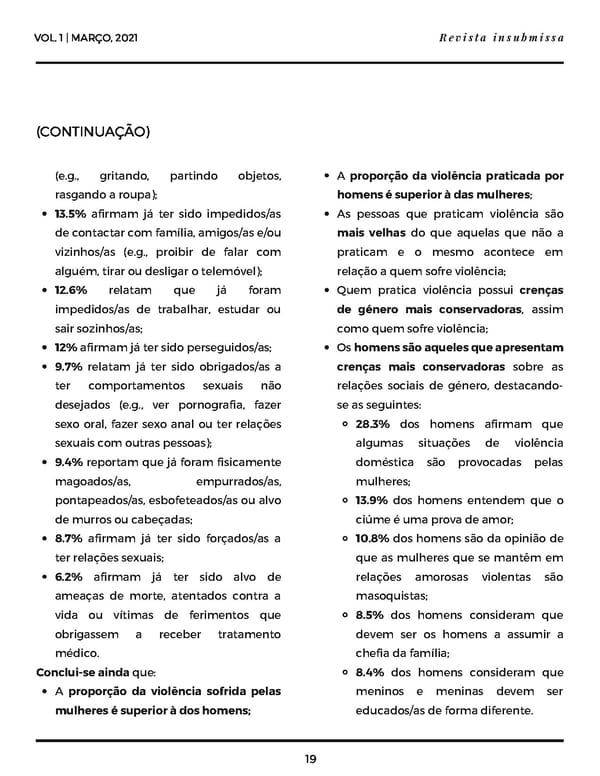 Revista insubmissa - Volume I - Mulheres versão dia 29 para FlippingBook - Page 19