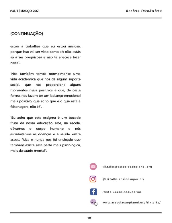 Revista insubmissa - Volume I - Mulheres versão dia 29 para FlippingBook - Page 38