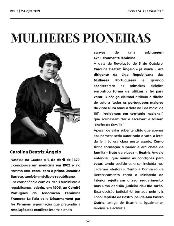 Revista insubmissa - Volume I - Mulheres versão dia 29 para FlippingBook - Page 57