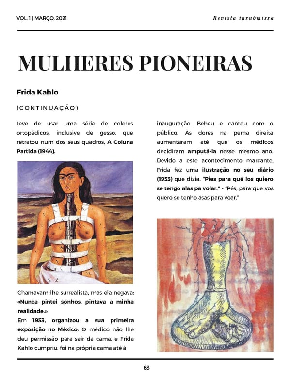 Revista insubmissa - Volume I - Mulheres versão dia 29 para FlippingBook - Page 63