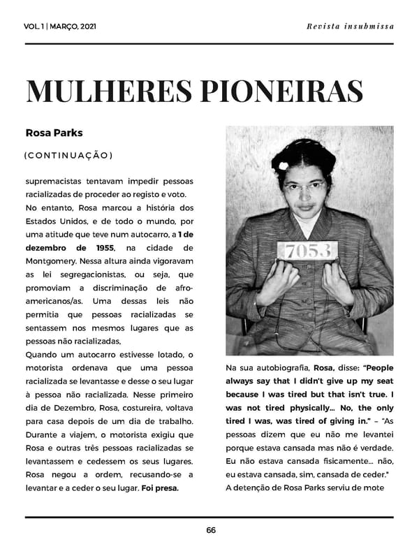 Revista insubmissa - Volume I - Mulheres versão dia 29 para FlippingBook - Page 66