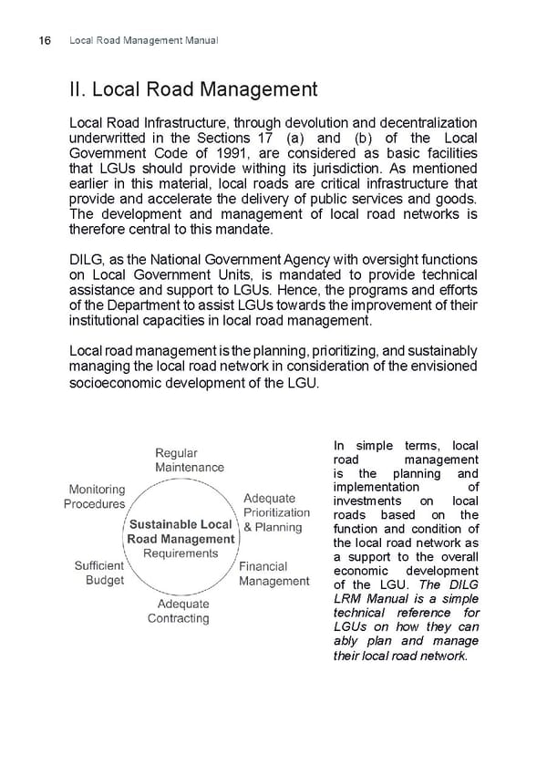 Local Road Management Manual - Page 17