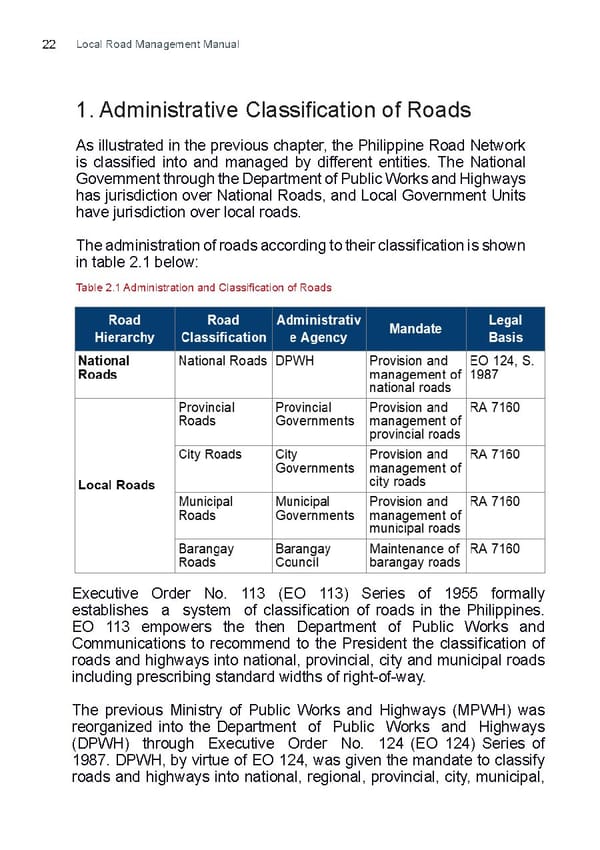 Local Road Management Manual - Page 23