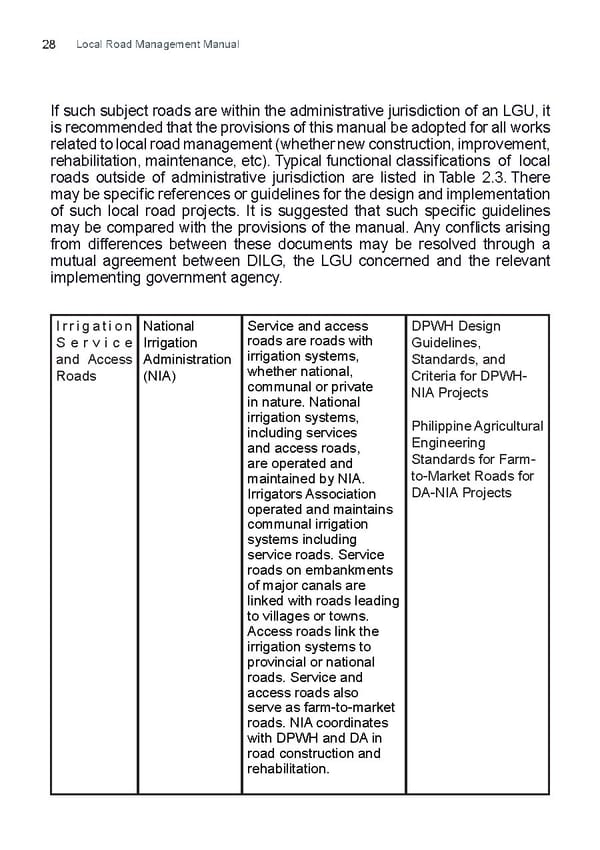 Local Road Management Manual - Page 29