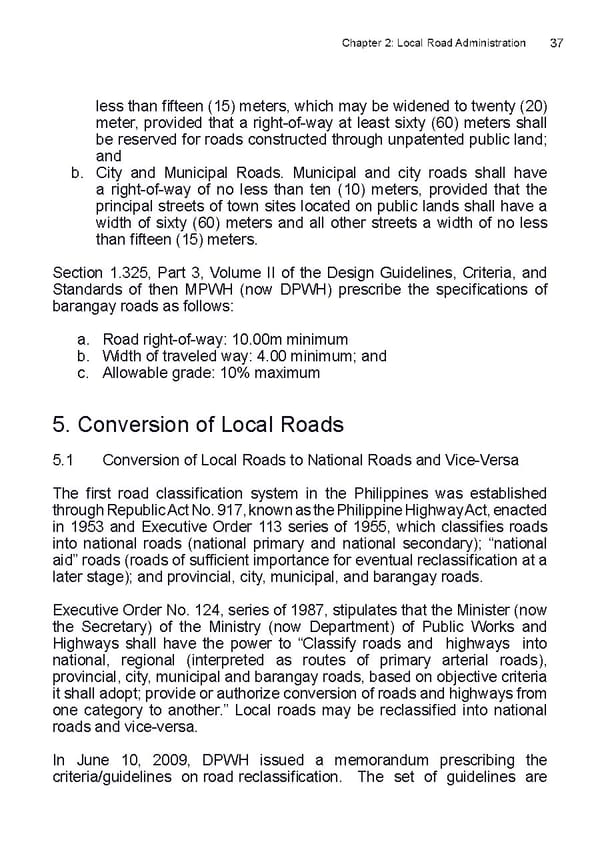 Local Road Management Manual - Page 38