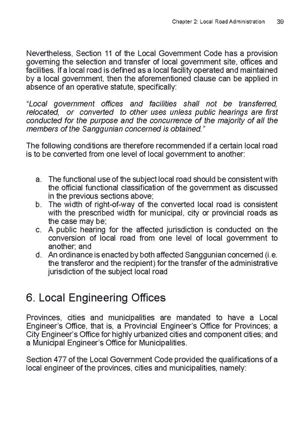 Local Road Management Manual - Page 40