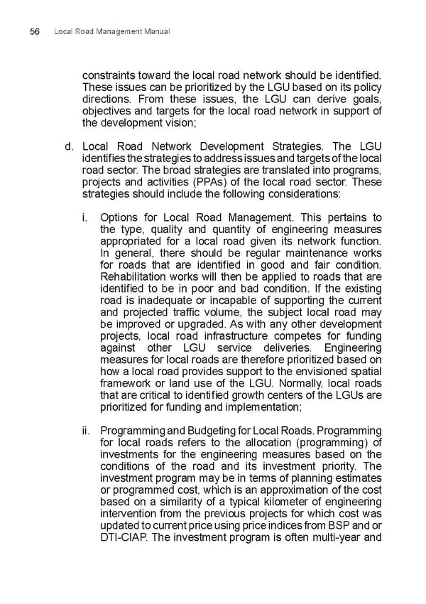 Local Road Management Manual - Page 57