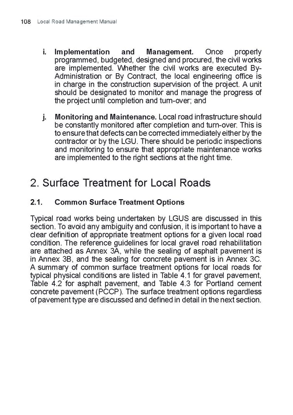 Local Road Management Manual - Page 109