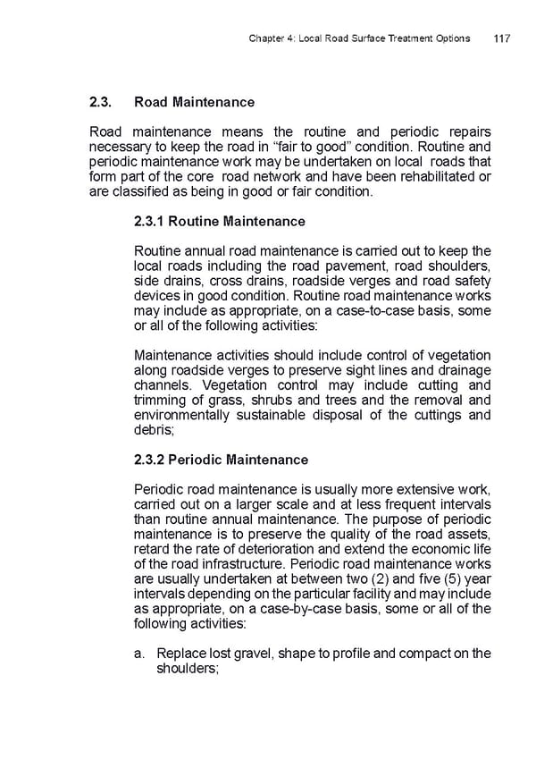 Local Road Management Manual - Page 118