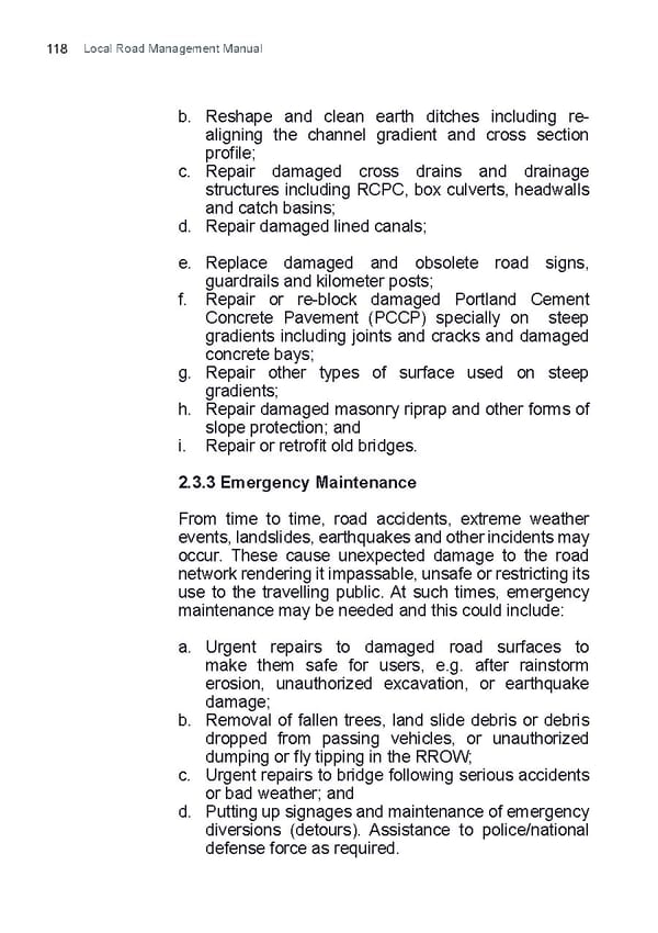 Local Road Management Manual - Page 119