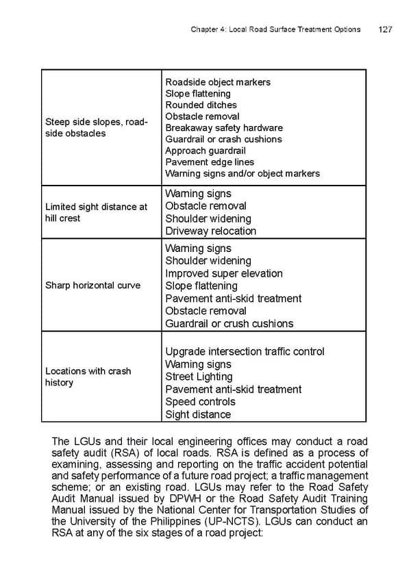 Local Road Management Manual - Page 128