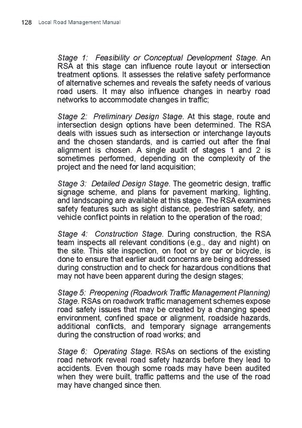 Local Road Management Manual - Page 129