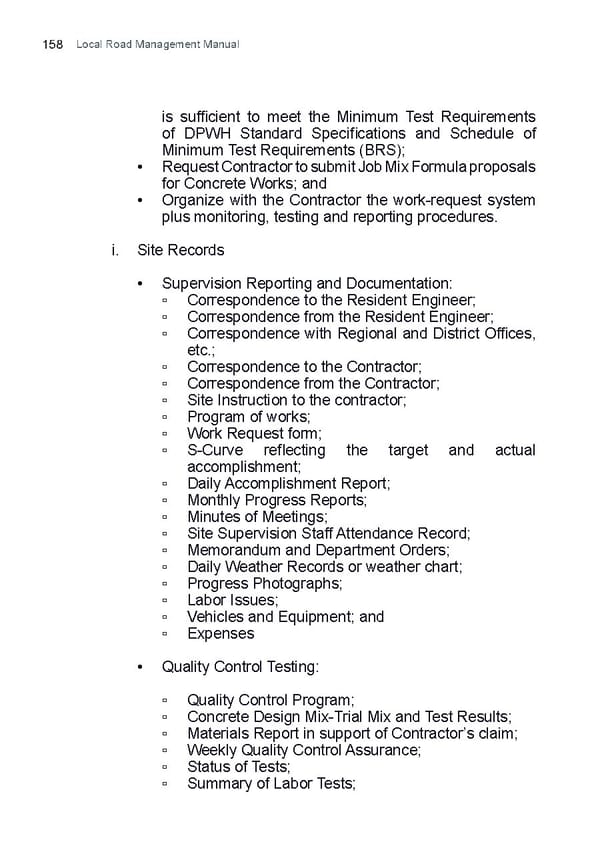 Local Road Management Manual - Page 159