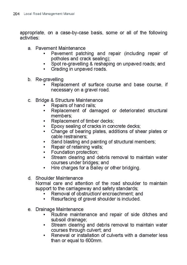 Local Road Management Manual - Page 205