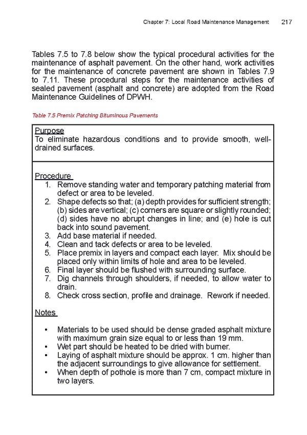 Local Road Management Manual - Page 218