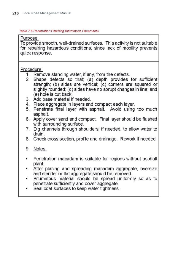 Local Road Management Manual - Page 219