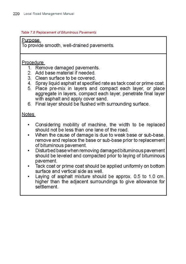 Local Road Management Manual - Page 221