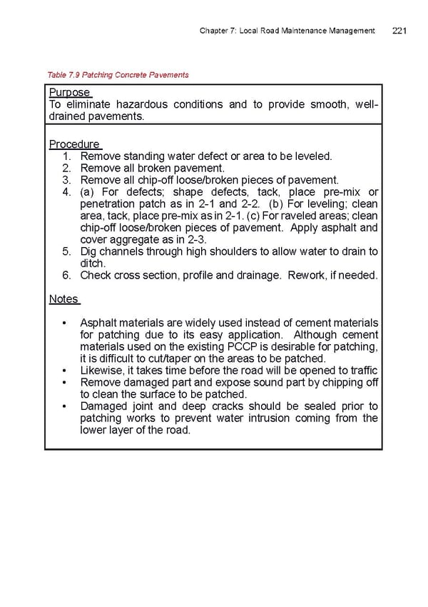 Local Road Management Manual - Page 222