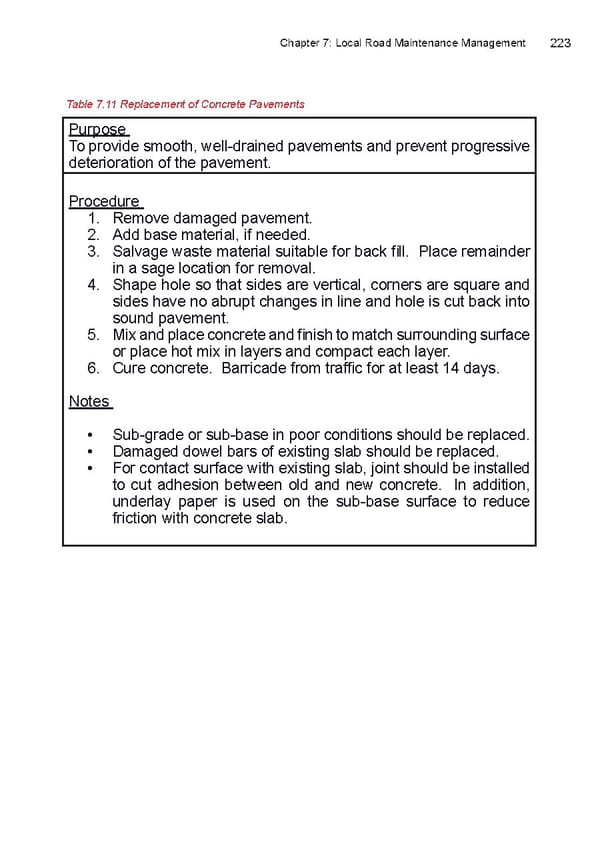 Local Road Management Manual - Page 224