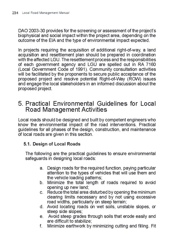 Local Road Management Manual - Page 235