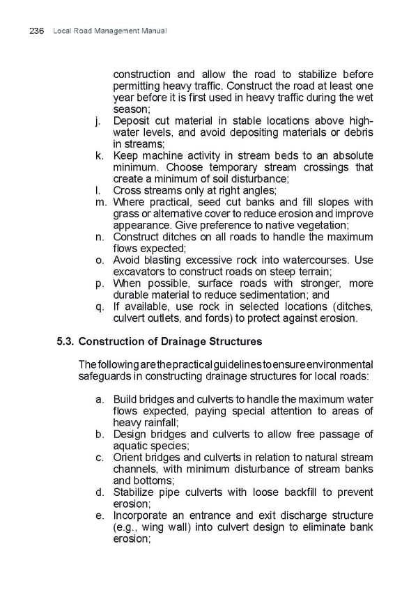 Local Road Management Manual - Page 237