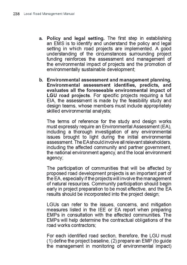 Local Road Management Manual - Page 239