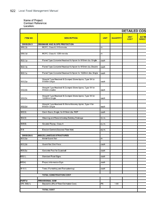 Local Road Management Manual - Page 523