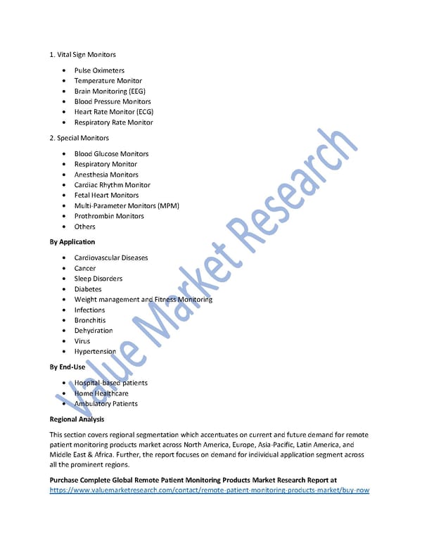 Global Remote Patient Monitoring Products Market - Page 2