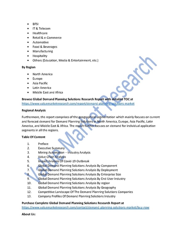 Demand Planning Solutions Size, Share, Growth Opportunity & Global Forecast to 2027 - Page 2