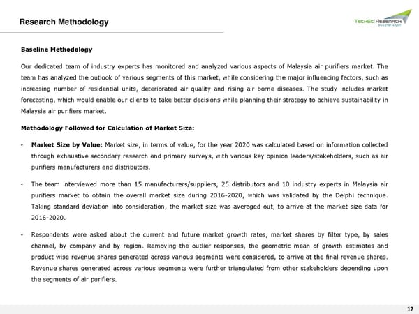 MALAYSIA AIR PURIFIERS MARKET Size, Share & Trend 2026 - Page 12