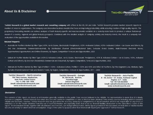 MALAYSIA AIR PURIFIERS MARKET Size, Share & Trend 2026 - Page 18