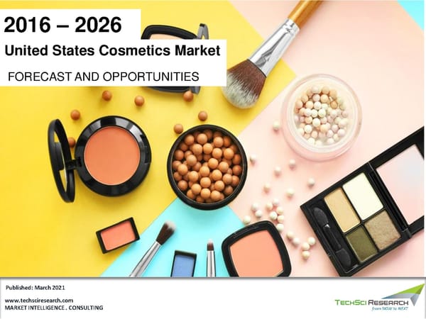 United States Cosmetics Market Analysis 2026 - Page 1