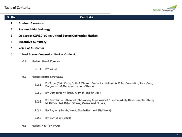 United States Cosmetics Market Analysis 2026 - Page 2