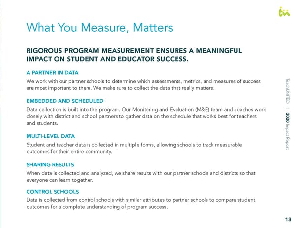 TeachUNITED 2020 Impact Report - Page 15