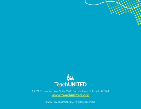 TeachUNITED 2020 Impact Report - Page 32