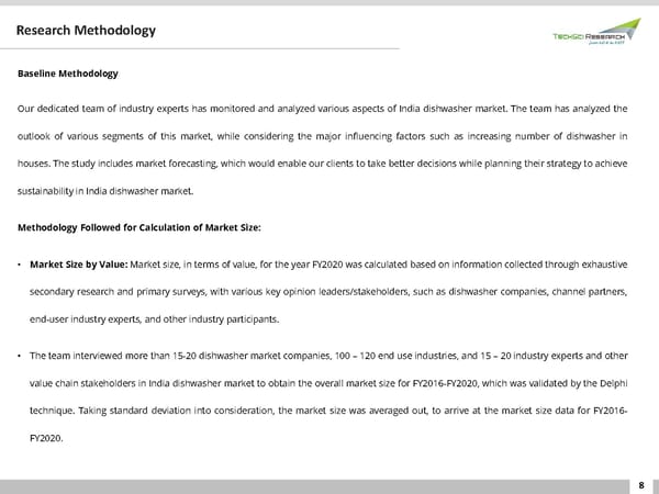 India Dishwasher Market 2026 - Page 8