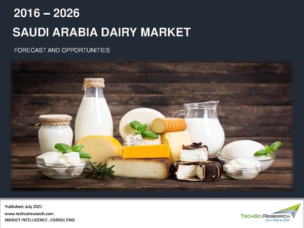 SAUDI ARABIA DAIRY MARKET 2026 - Page 1