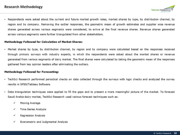 SAUDI ARABIA DAIRY MARKET 2026 - Page 10