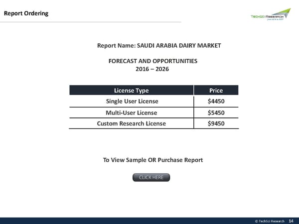 SAUDI ARABIA DAIRY MARKET 2026 - Page 14