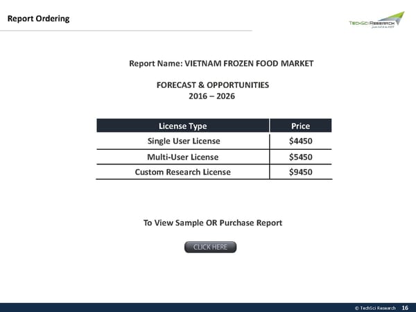 Vietnam Frozen Food Market 2026 - Page 16